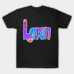 Loren Girls and womens Personalized Custom name Loren T-Shirt